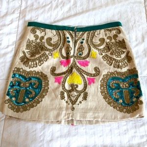 Tracy Reese Embellished Skirt